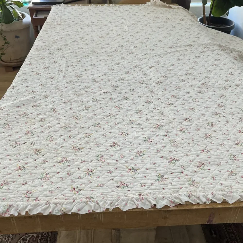 Floral Pink Quilt Cotton Comforter 66